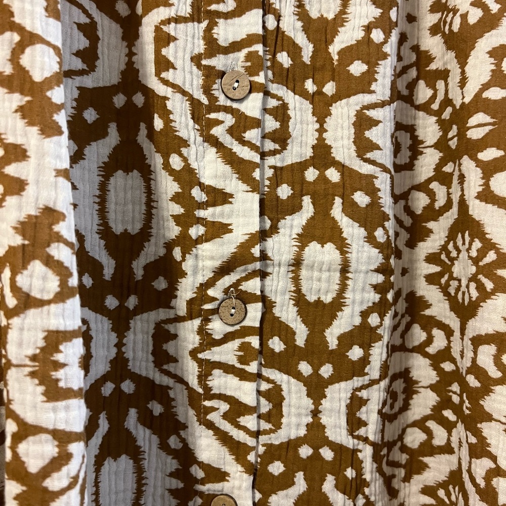 🆕 ASHLEY STEWART  ABSTRACT PRINT BLOUSE NWT - Picture 7 of 10